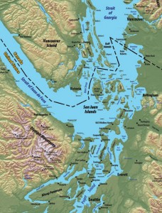 Map of Salt Spring Island
